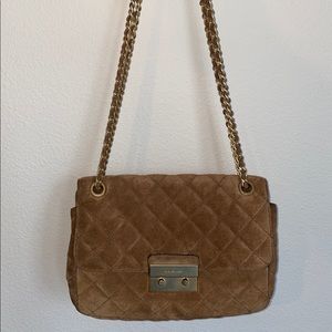 Michael Kors Sloan Suede large handbag purse
